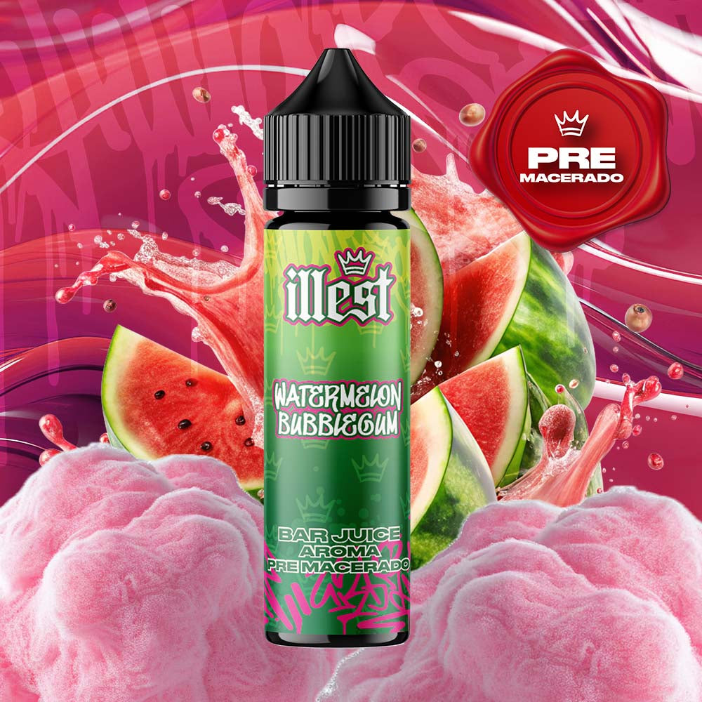 Illest Watermelon Bubblegum Nic Salt 60ml 20mg Bundle Kit