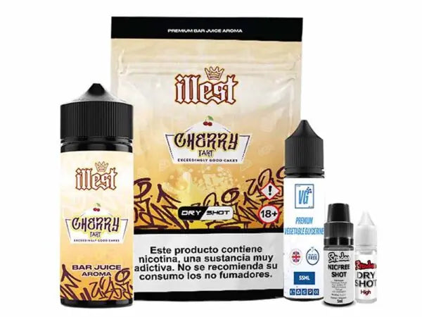 Illest 120ml Dry Shot Cherry Tart 10mg