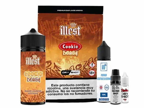 Illest 120ml Dry Shot Cookie Dough 10mg