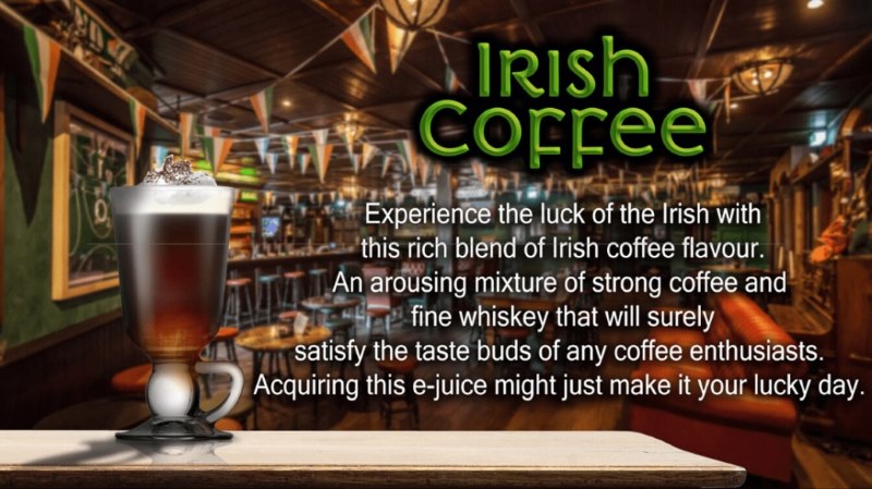 Shop Irish Coffee Flavoured E-Liquid