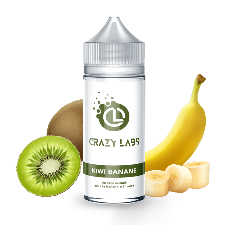 Crazy Labs Kiwi Banana (Kiwi Banane) 100ml