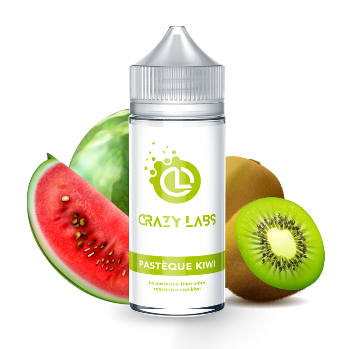 Crazy Labs Kiwi Watermelon (Pasteque Kiwi) 100ml