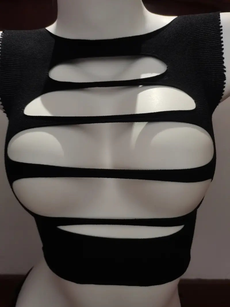 Lash Hollow Out Lingerie Open Crotch With Stockings