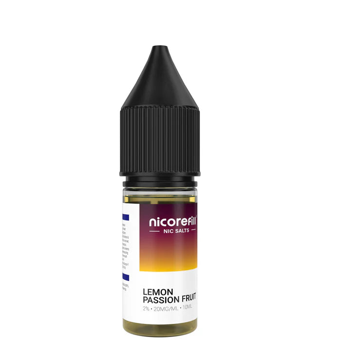 Nicorefill Lemon Passion Fruit Nic Salt 10ml