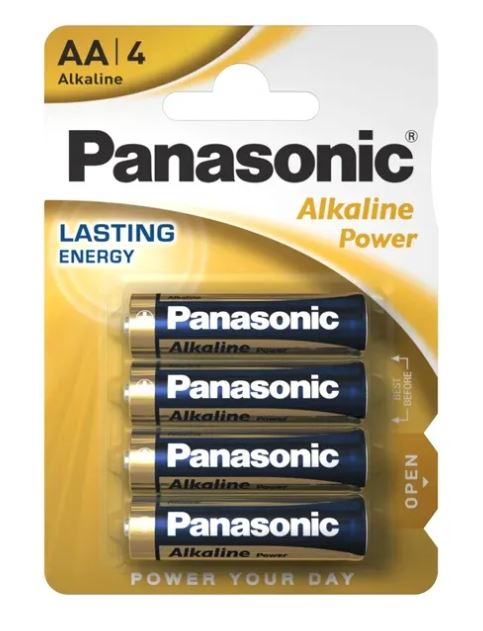Panasonic AA Batteries 4 Pack