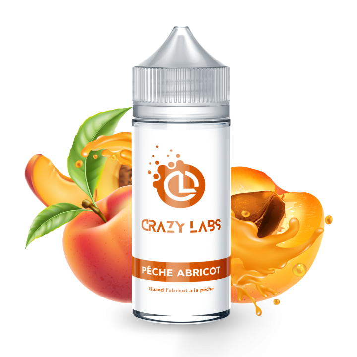 Crazy Labs Peach Apricot (Pêche Abricot) 100ml