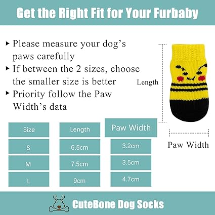 Pet Woven Paw Socks