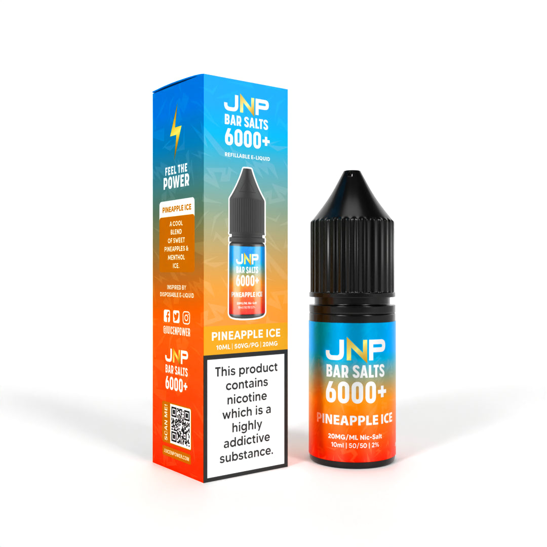JNP Bar Salts 6000+ Pineapple Ice Nicotine Salt 10ml