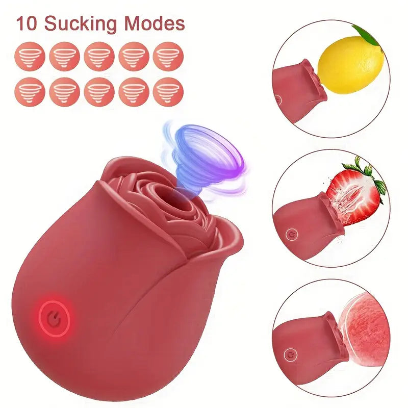 Rose Sucking Vibrator For Women