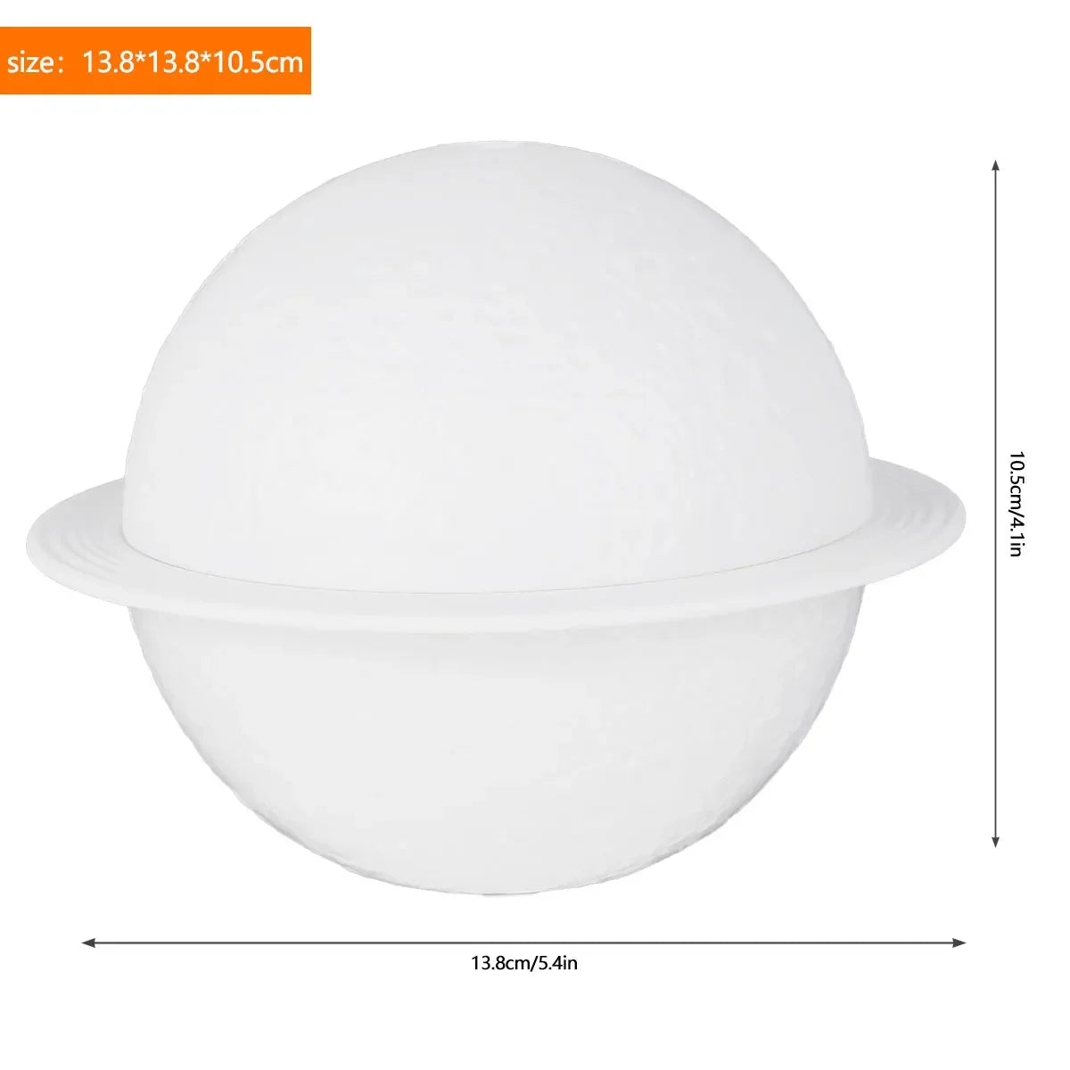 Aroma Diffuser Air Humidifier with LED 3D Moon Planet Humidifier USB Portable Air Purifier Bedroom Decor Night Lights