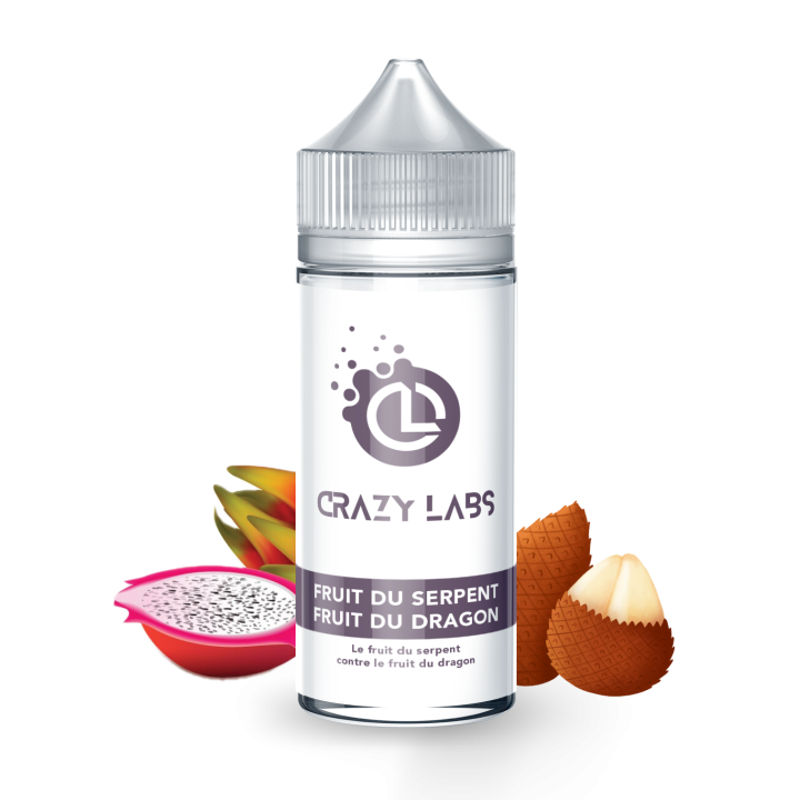 Crazy Labs Snake Fruit Dragon Fruit (Fruit Du Serpent/Fruit Du Dragon) 100ml