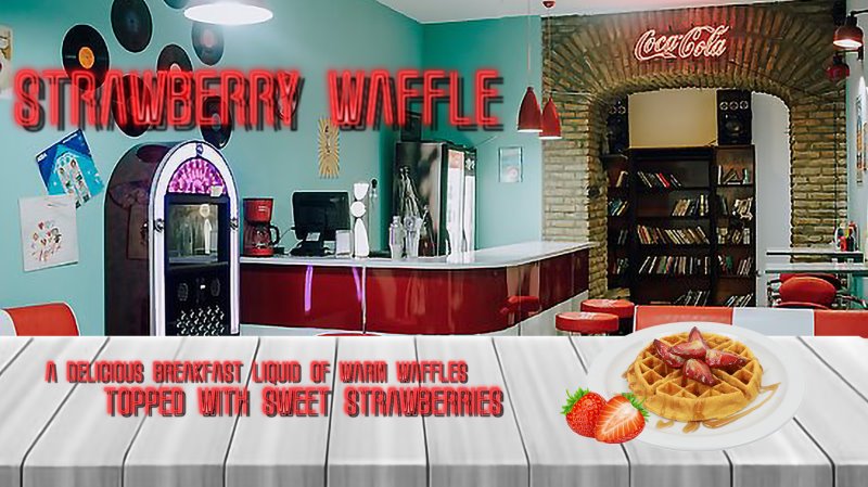 Shop Strawberry Waffle Flavoured E-Liquid