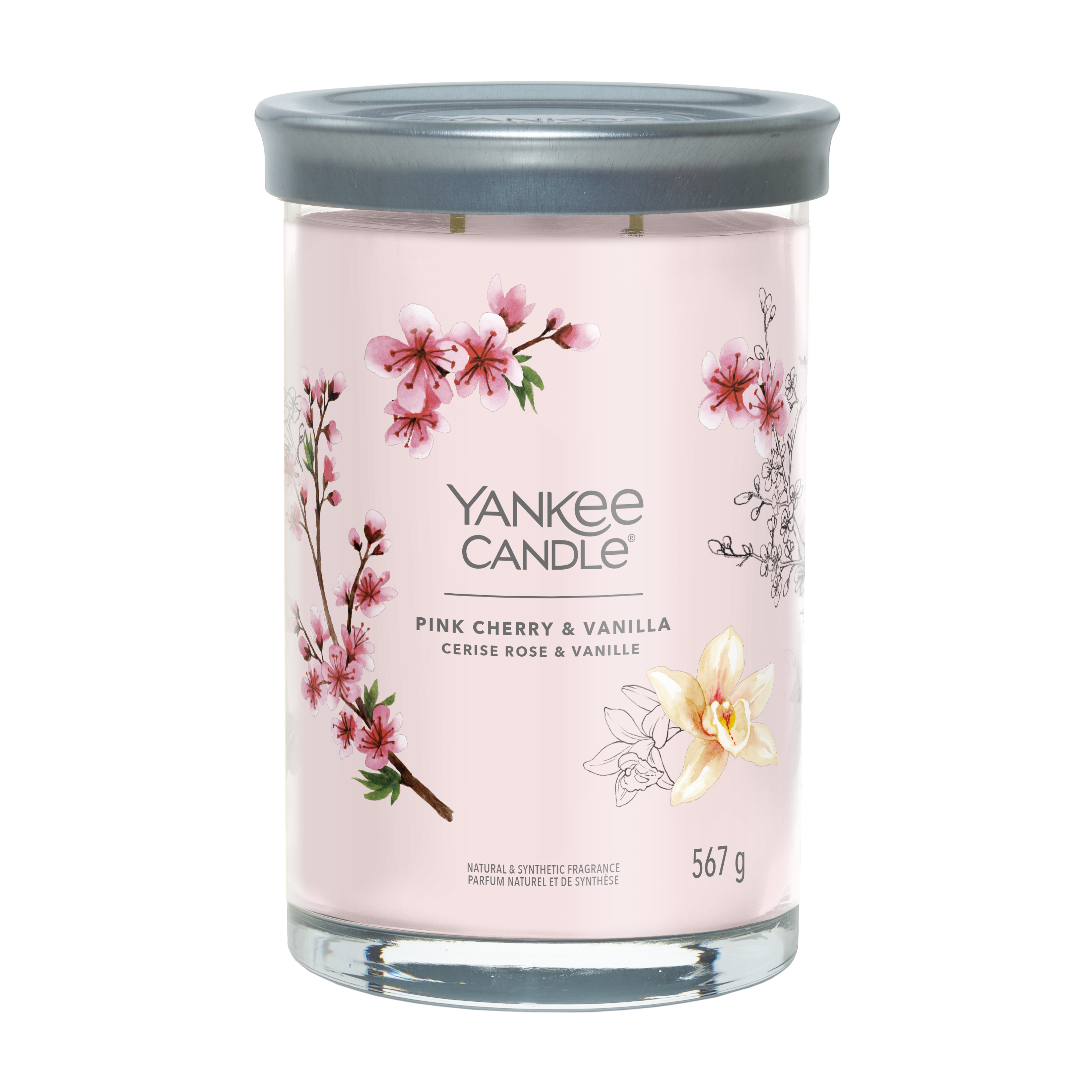Yankee Candle Signature Large Tumbler Pink Cherry & Vanilla 567g
