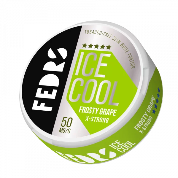 FEDRS Nicotine Pouches Ice Cool X-Strong Frosty Grape 25mg