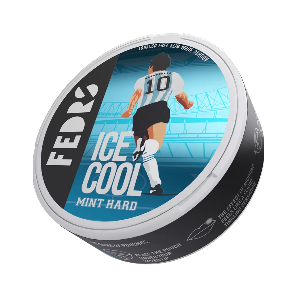 FEDRS Nicotine Pouches Ice Cool Hard Mint Maradona 33mg