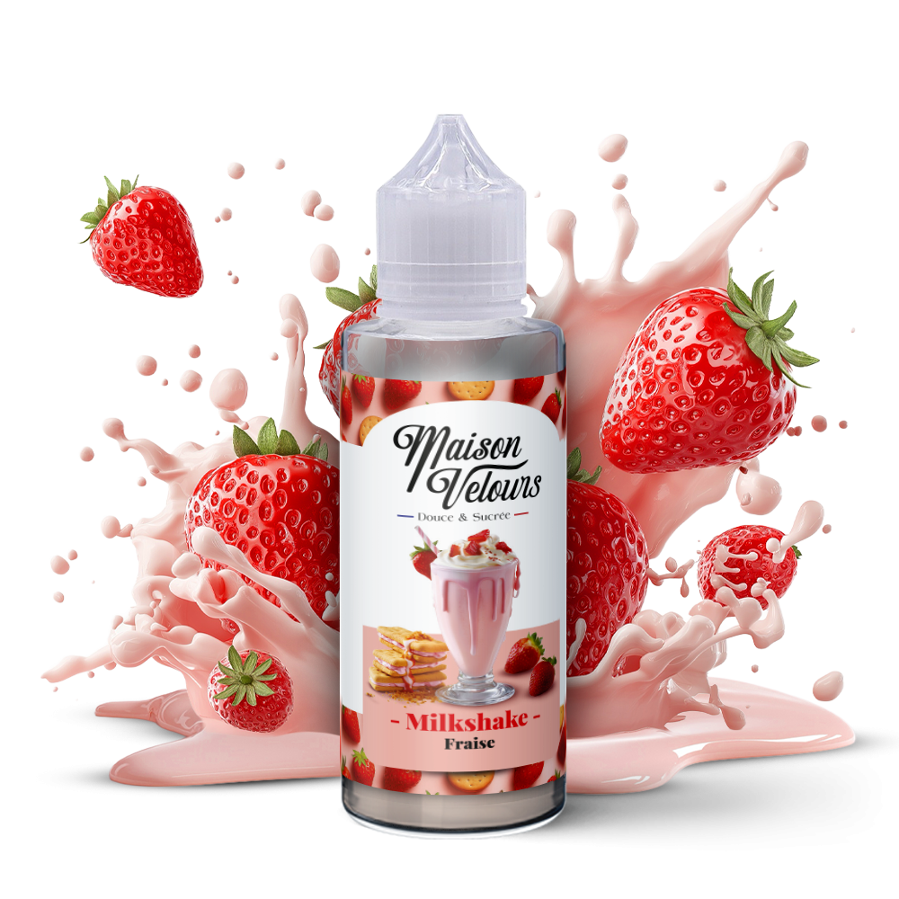 Maison Velours Strawberry Milkshake (Milkshake Fraise) 100ml