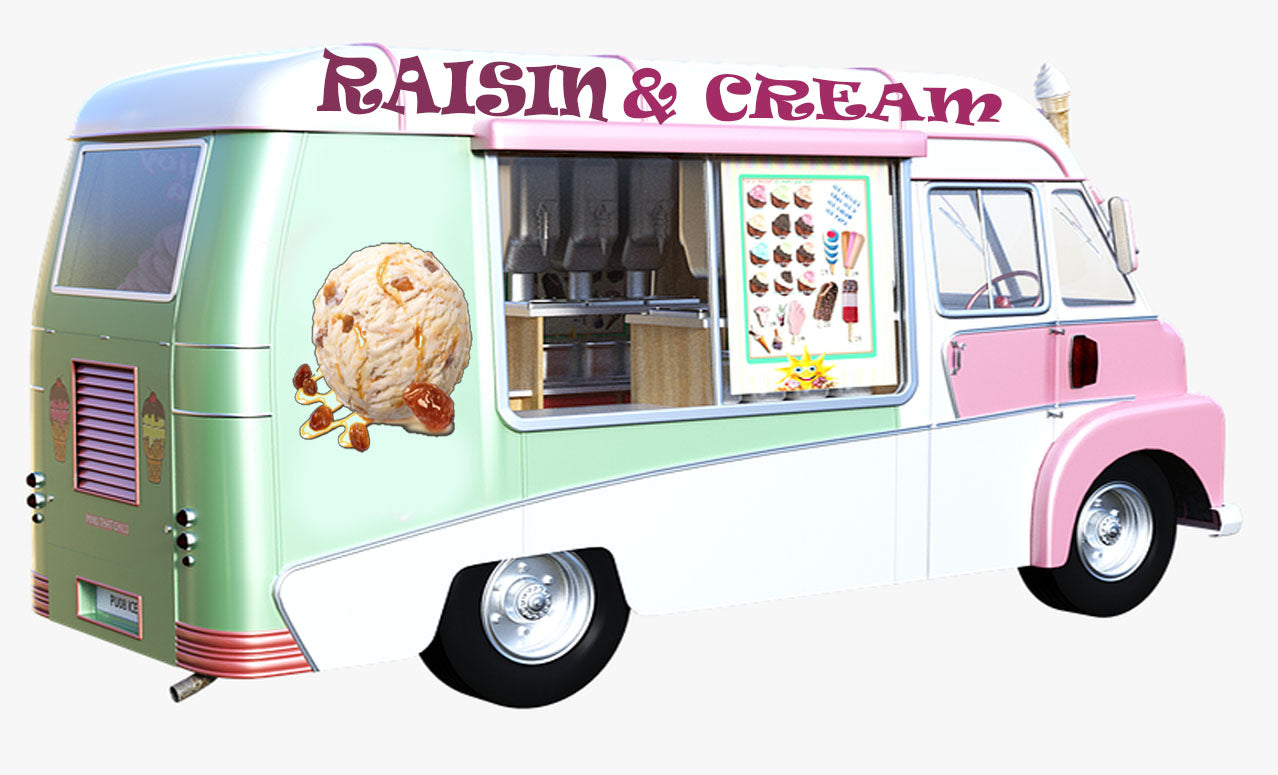 Shop Raisin & Cream Ice Cream Flavoured