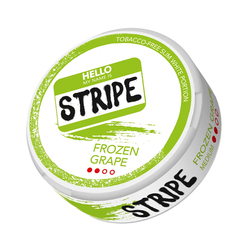 STRIPE Nicotine Pouches Frozen Grape Medium 20x 10mg