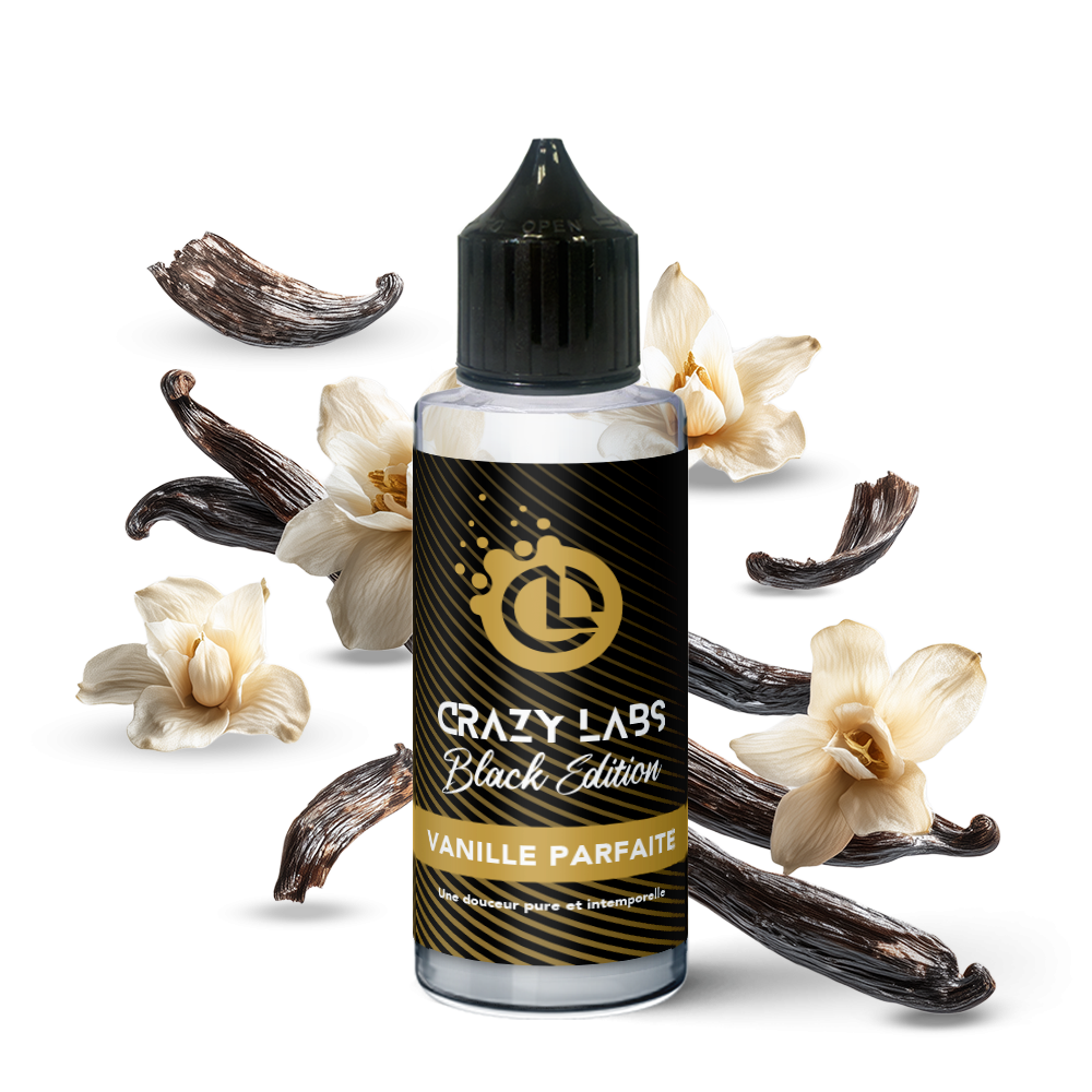Crazy Labs Black Edition Perfect Vanilla (Vanille Parfaite) 100ml