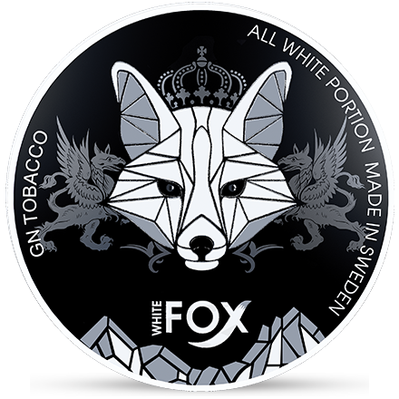 White Fox Nicotine Pouches Black Edition