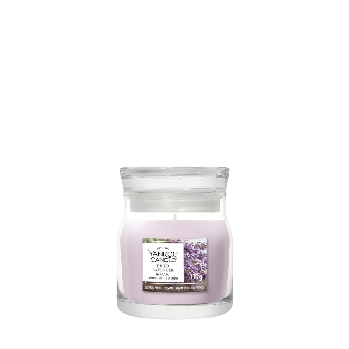 Yankee Candle Signature Small Jar Dried Lavender & Oak 110g