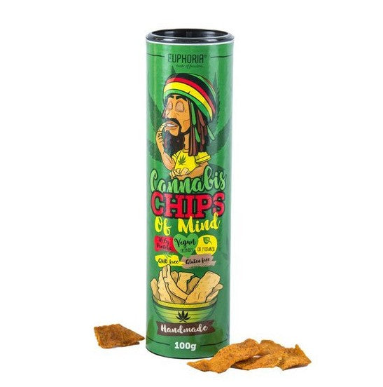 Euphoria Cannabis Chips Sea Salt & Chilli 100g