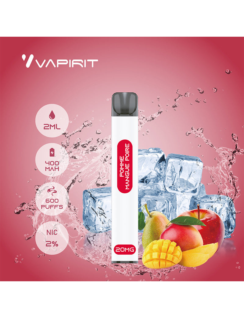 Vapirit Disposable Vape 600 Puffs 10/20mg
