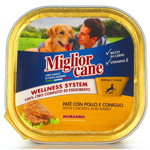Miglior Cane Adult Dog Pate Chicken and Rabbit 300g