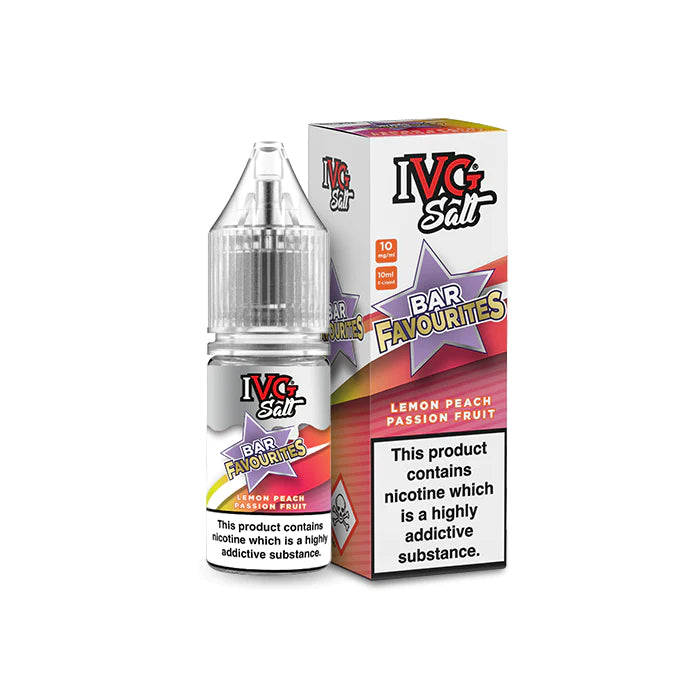 IVG Bar Favourites - Lemon Peach Passion Fruit 10ml