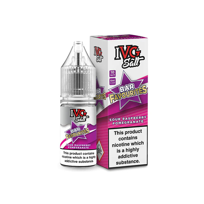 IVG Bar Favourites - Sour Raspberry Pomegranate 10ml