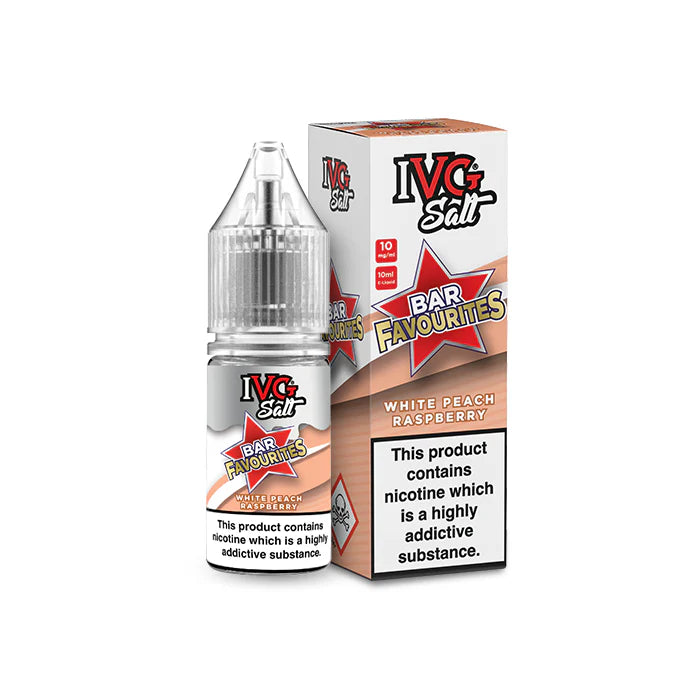 IVG Salt Bar Favourites - White Peach Raspberry Nic Salt 10ml