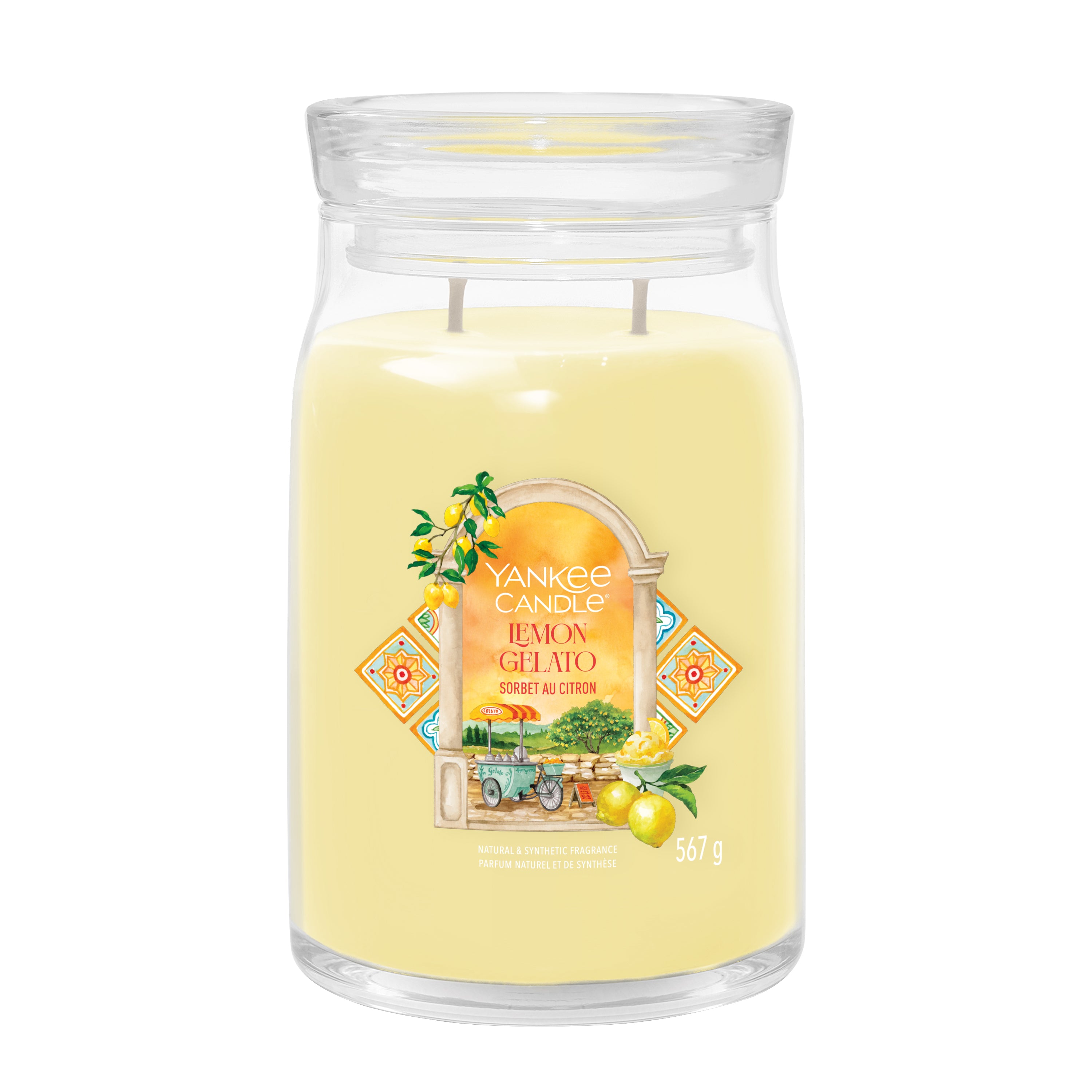 Yankee Candle Signature Large Jar Lemon Gelato 567g