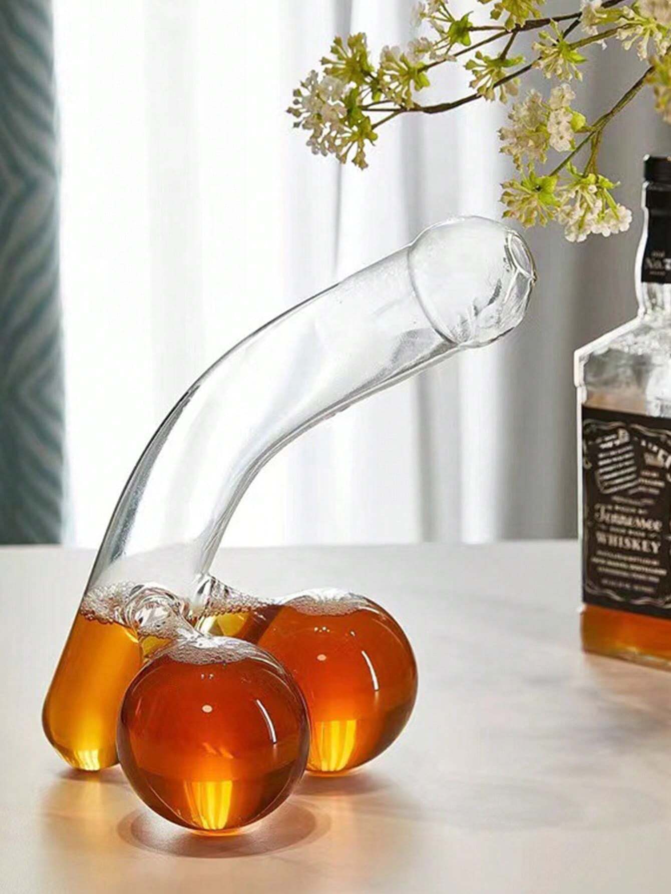 Wine Whiskey Cock Decanter
