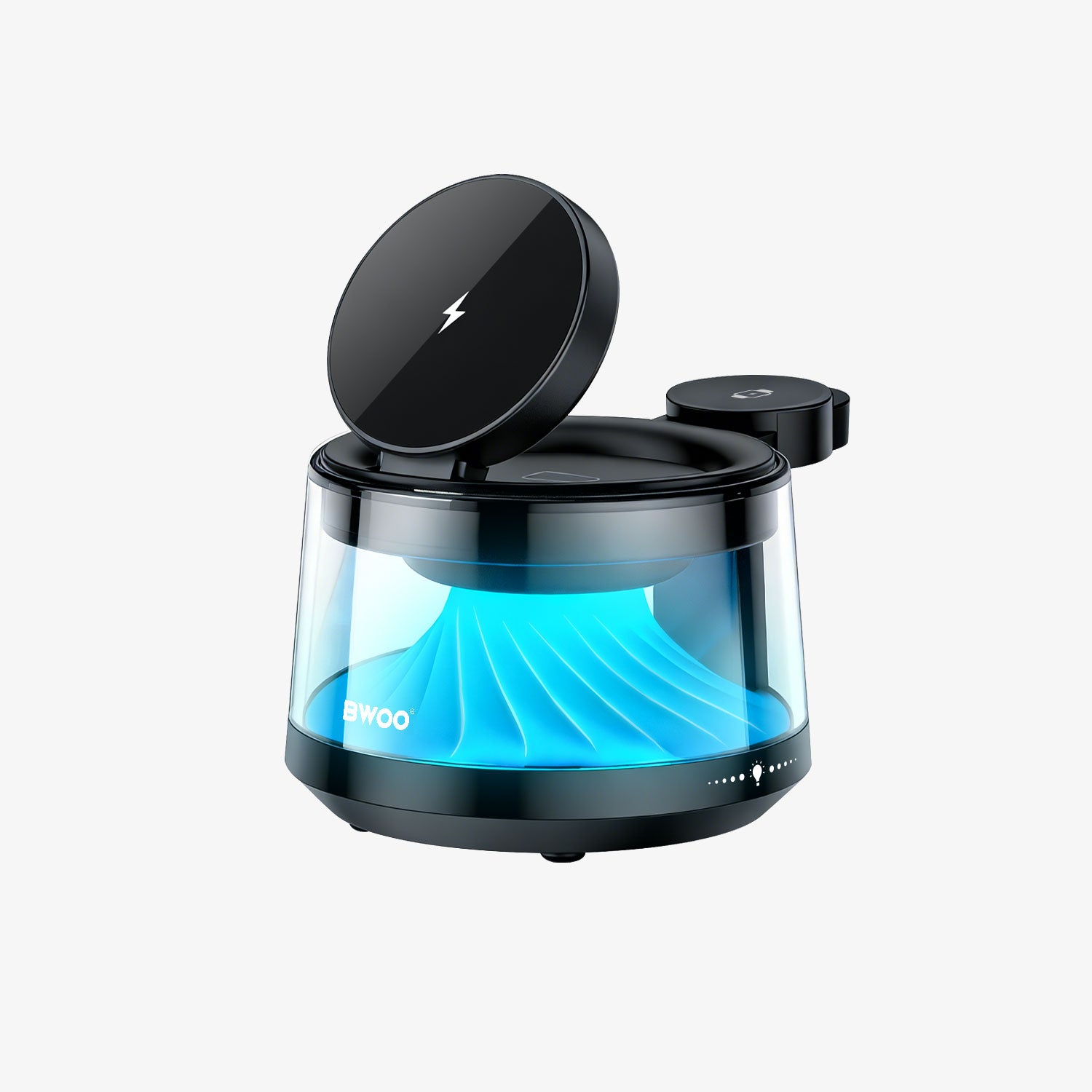 BWOO 5 in 1 Wireless Charging Station with Wireless Speaker and RGB Lights WL25