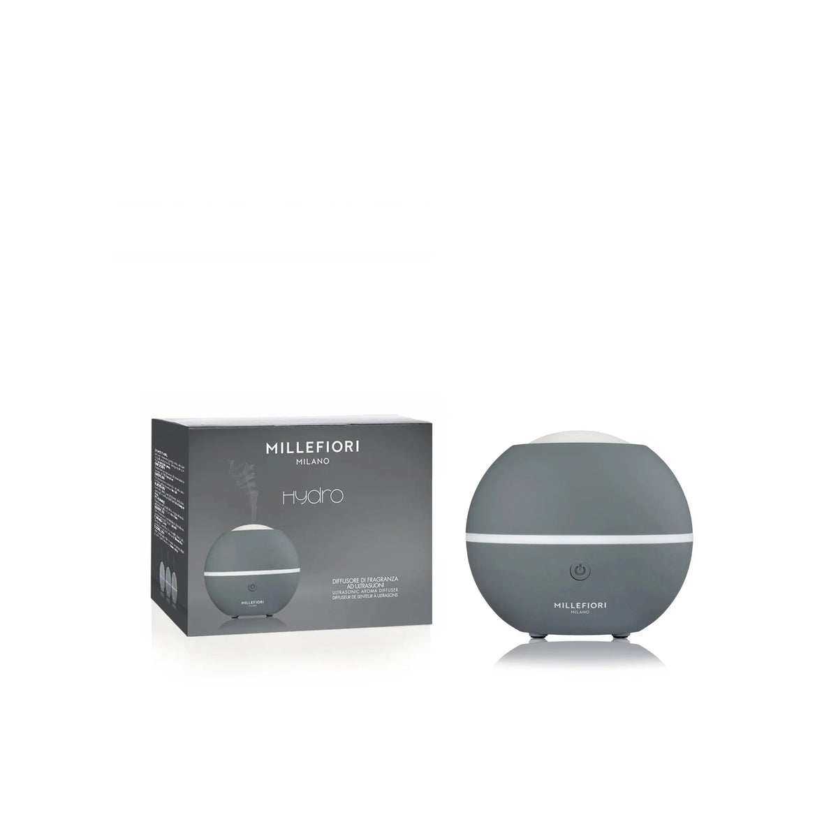 Millefiori Milano Hydro Ultrasonic Diffuser - Grey Sphere