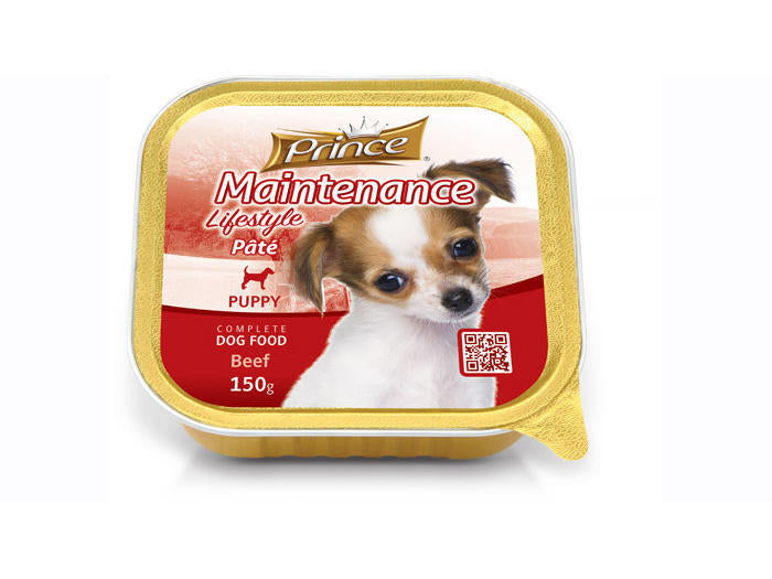 Prince Maintenance Lifestyle Puppy Beef Pate 150g