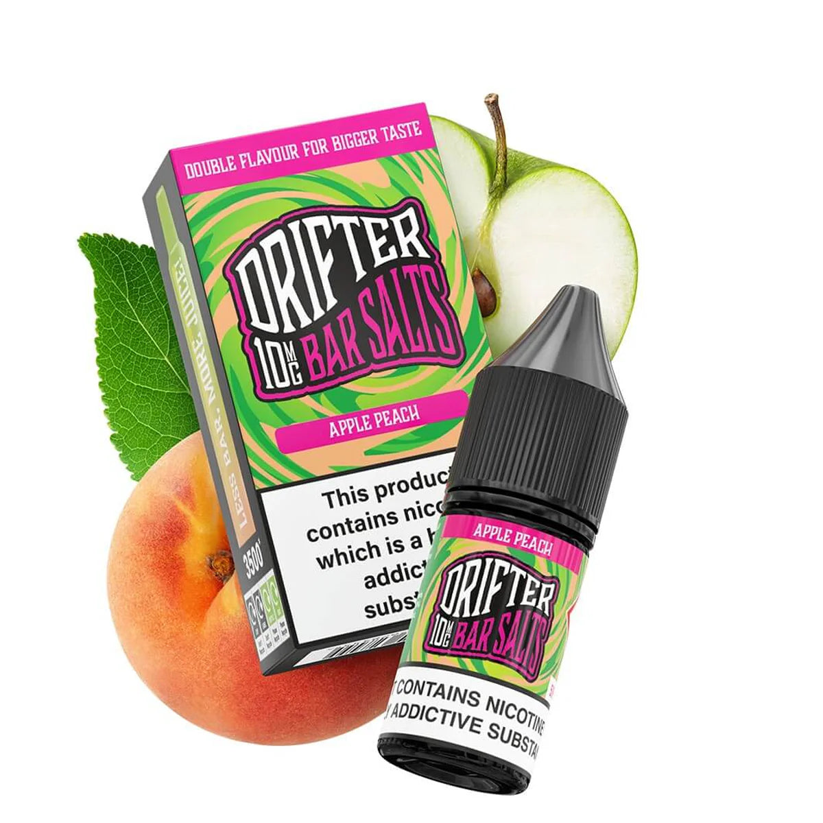 Drifter Bar Salts Apple Peach 10ml