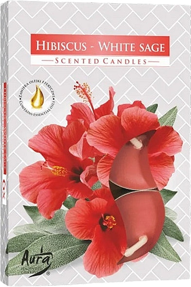 Bispol Aura Scented Tealight Candles - 6-Pack