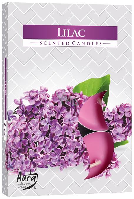 Bispol Aura Scented Tealight Candles - 6-Pack