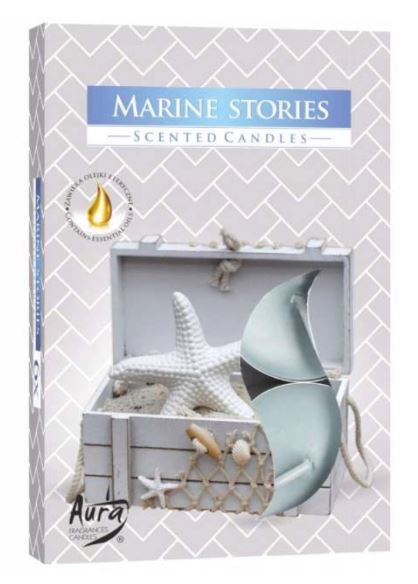 Bispol Aura Scented Tealight Candles - 6-Pack