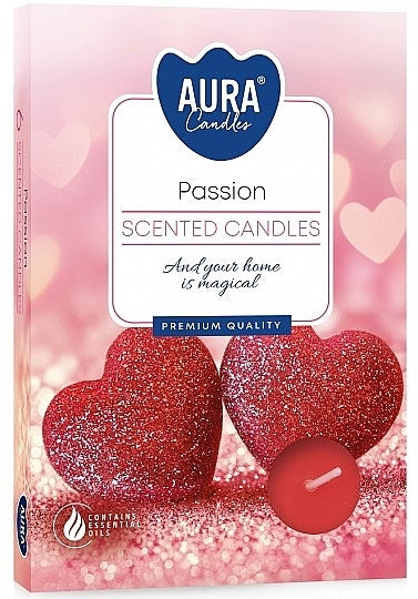 Bispol Aura Scented Tealight Candles - 6-Pack