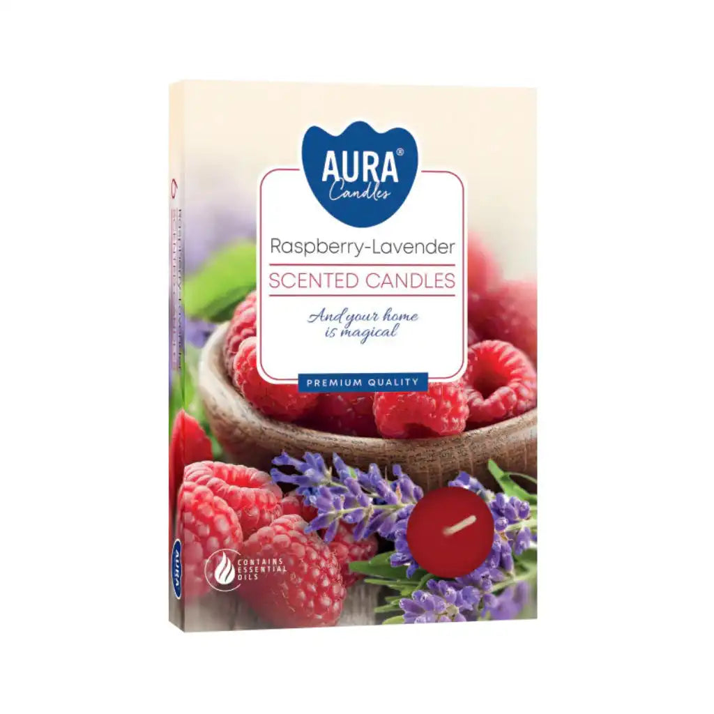 Bispol Aura Scented Tealight Candles - 6-Pack