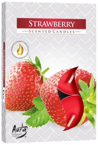 Bispol Aura Scented Tealight Candles - 6-Pack