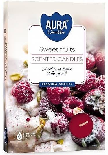 Bispol Aura Scented Tealight Candles - 6-Pack