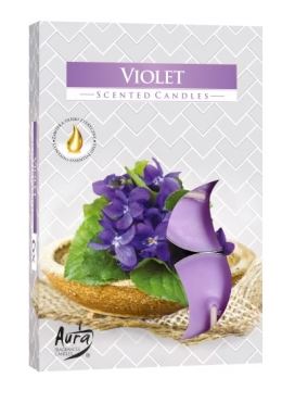 Bispol Aura Scented Tealight Candles - 6-Pack