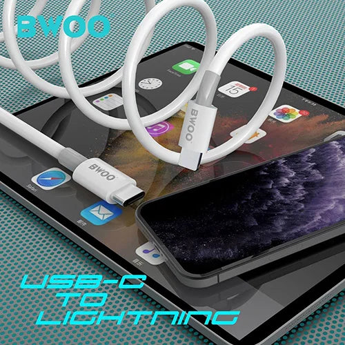 BWOO BO-X193 USB C To Lighting (iPhone) Cable 1m