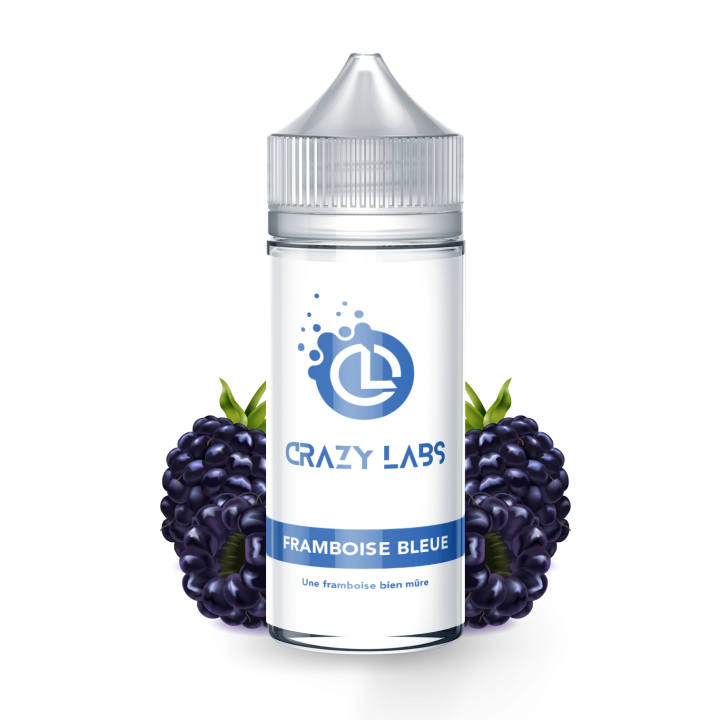 Crazy Labs Blue Raspberry 100ml E-Liquid | Fog Buddies