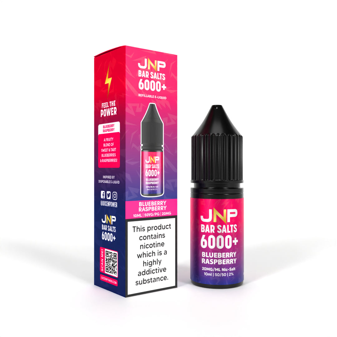 JNP Bar Salts 6000+ Blueberry Raspberry Nicotine Salt 10ml