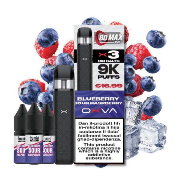 Frumist GoMax 9K Puffs – Blueberry Sour Raspberry