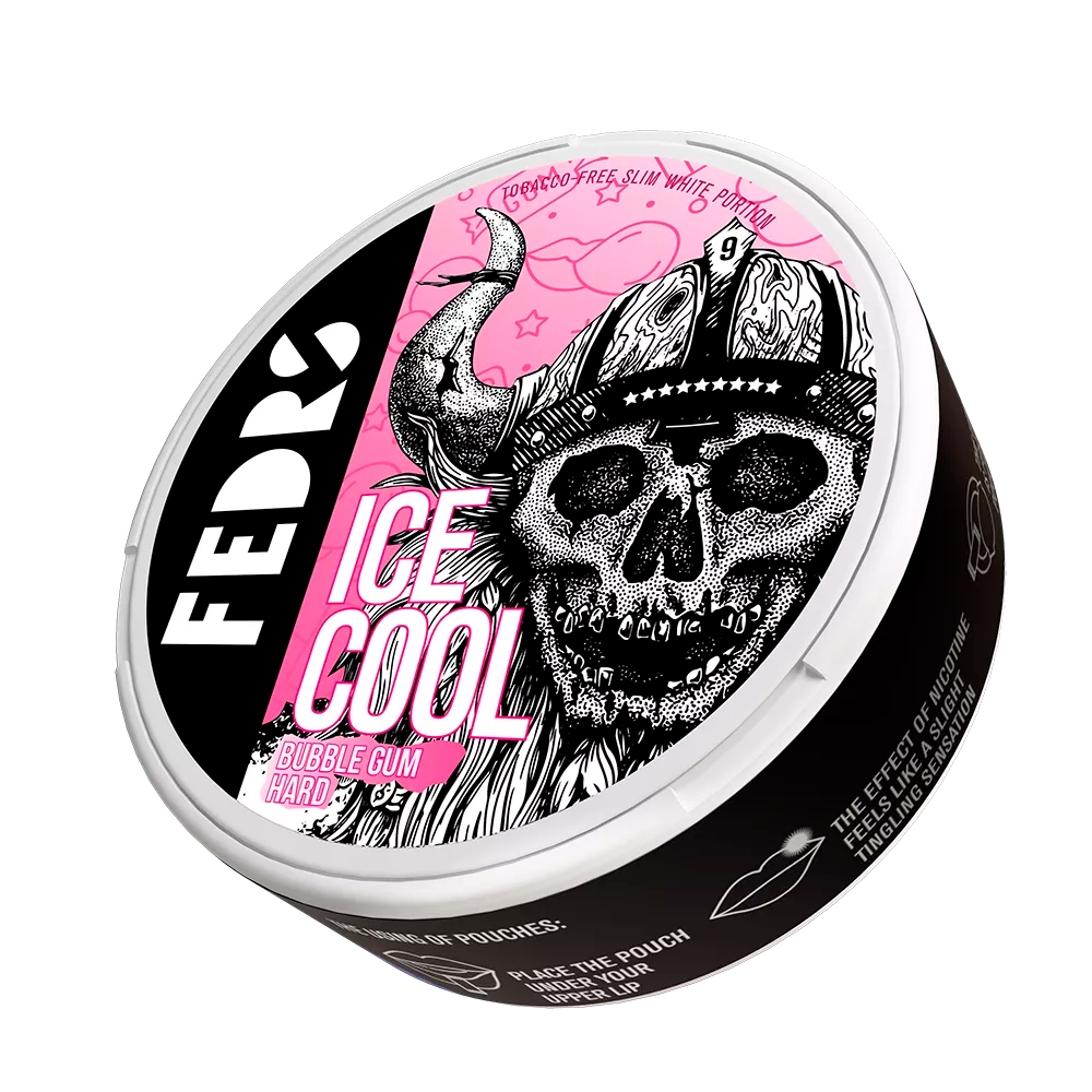 FEDRS Nicotine Pouches Ice Cool Hard Bubblegum 33mg